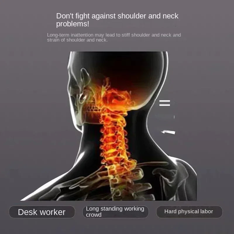 Almohada ortopédica para aliviar dolor cervical y mejorar la postura. Con masaje y soporte, ideal para el sueño.