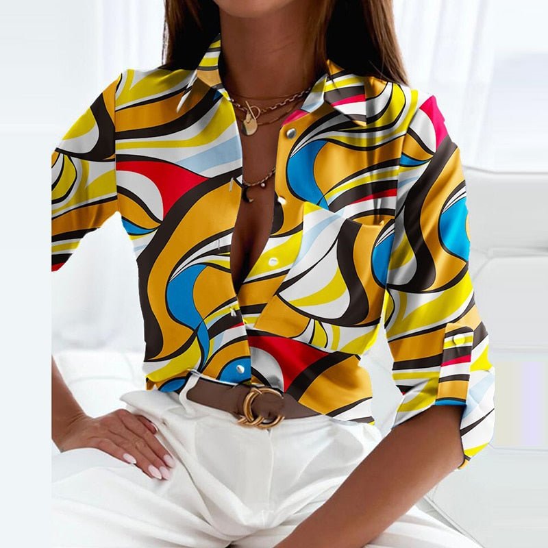 Blusa de mujer, estilo cruzado. Perfecta para la oficina, fiestas o cualquier evento. Muy versátil.