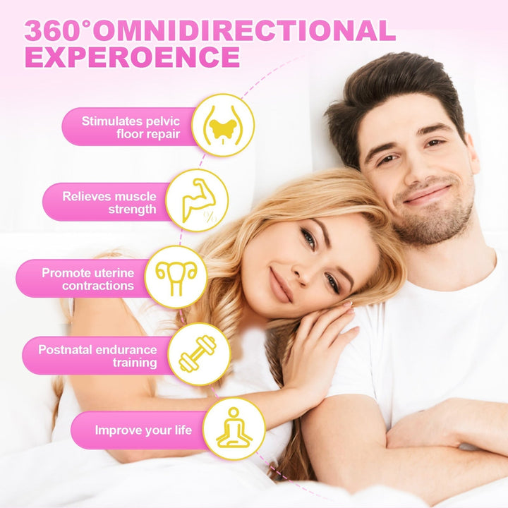 Dispositivo de recuperación postparto. Fortalece el suelo pélvico con pulso, calor y luz.