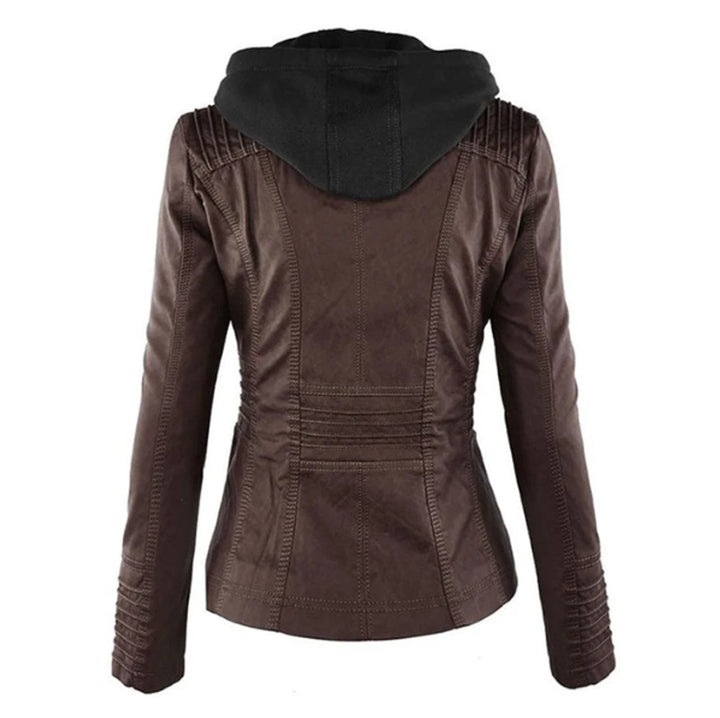 Chaqueta de entretiempo mujer, con capucha. Cómoda para uso urbano y viajes cortos en moto, estilo casual.