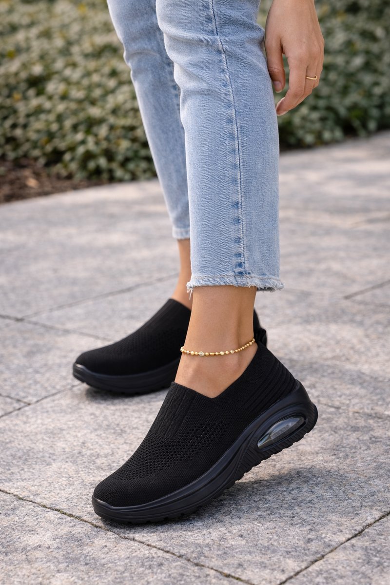 Calzado de mujer casual, ligero y transpirable, con amortiguación, perfecto para actividades diarias.