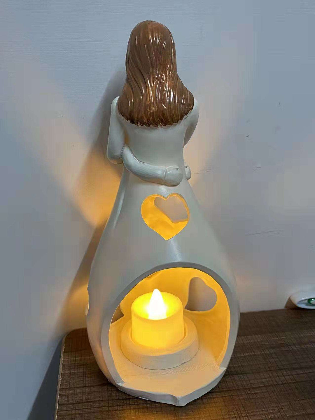 Lámpara de noche corazón, amor de madre e hijo. Un regalo emotivo que embellece la decoración del hogar con luz suave.