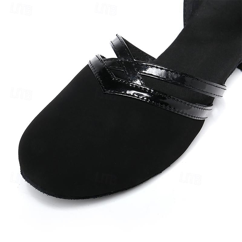 Calzado de baile femenino, zapatos latinos cómodos y resistentes, perfectos para ensayar y competir en salsa.