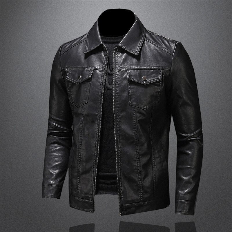 Chaqueta de hombre moderna y versátil con cremallera. Prenda esencial de moda masculina para cualquier ocasión.