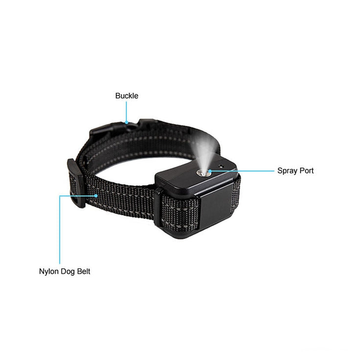 Collar antiladridos recargable e impermeable con citronela. Adiestramiento suave y sin dolor para perros.