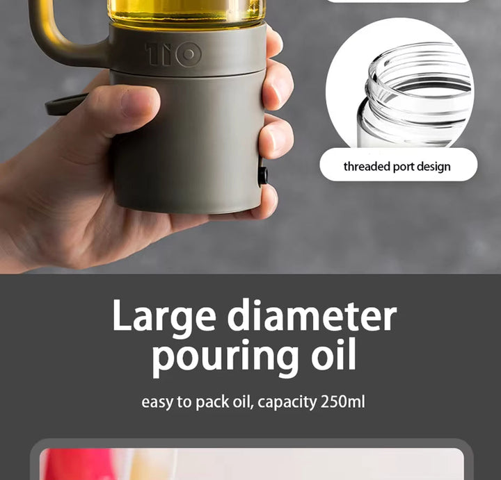 Pulverizador de aceite de cocina, 250ml. Niebla fina para tus recetas saludables.