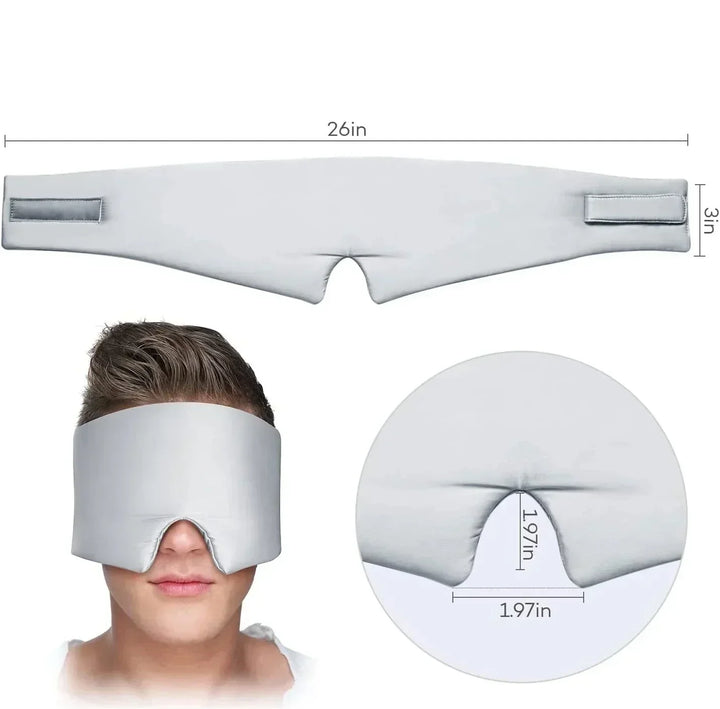 Mascarilla de seda de morera pura. Suavidad para los ojos, sueño profundo y belleza.