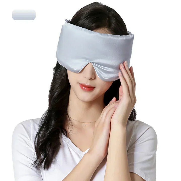 Mascarilla de seda premium. Confortable y suave para un sueño reparador, cuidado de ojos.