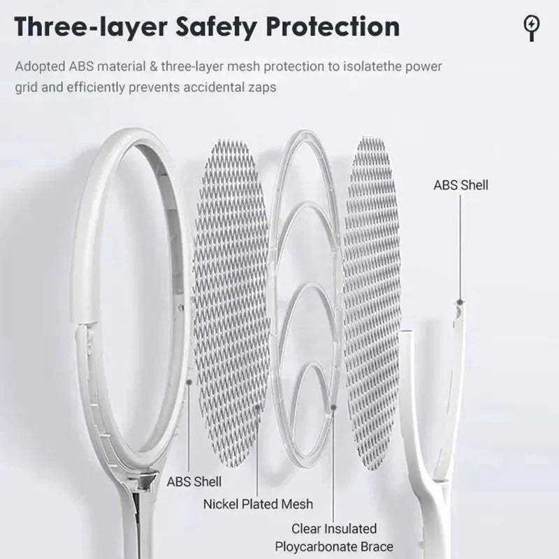 Dispositivo antimosquitos USB para interior/exterior. Lámpara LED portátil y matainsectos recargable.