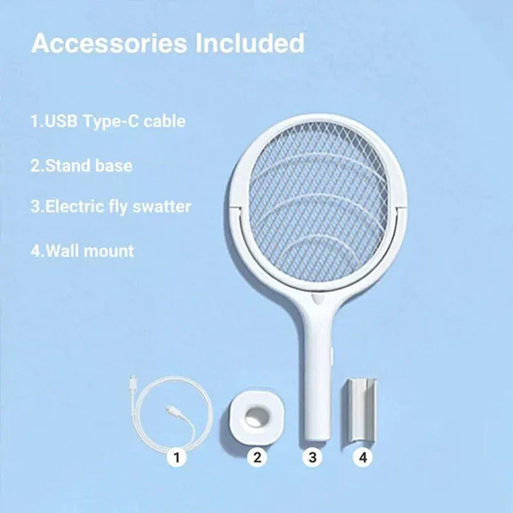 Lámpara 5 en 1: antimosquitos, luz LED ambiental, recargable USB. Solución para el verano en hogar.