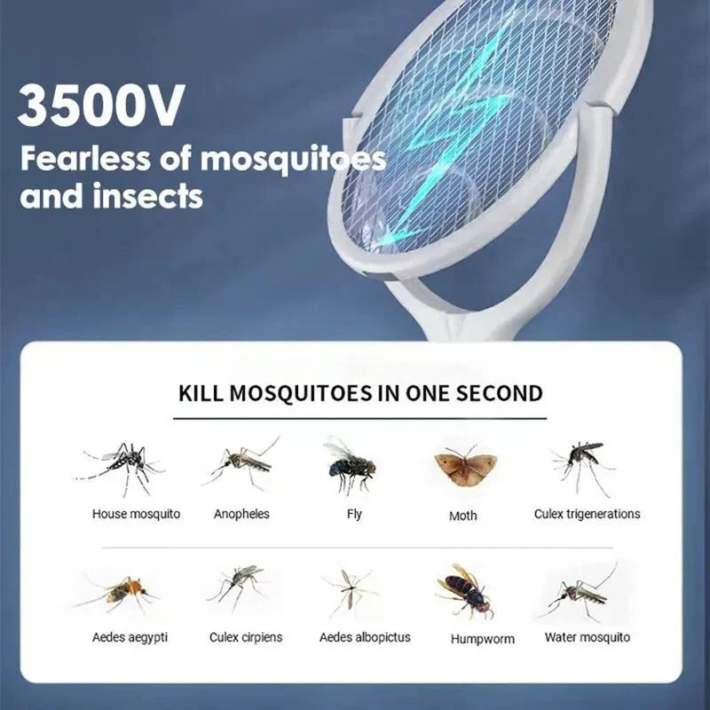 Lámpara antimosquitos moderna con carga USB. Protección LED eficaz contra mosquitos en hogar y jardín.