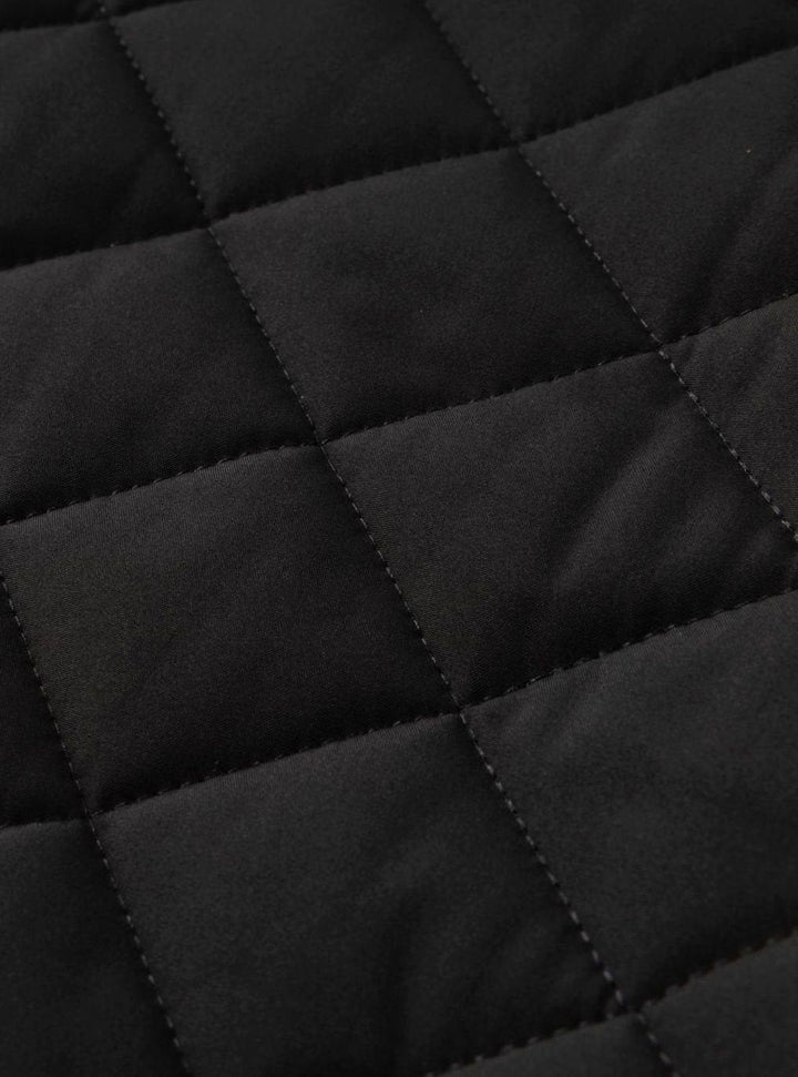 Abrigo bomber de hombre acolchado con forro polar, perfecto para el frío, moda masculina y confort.