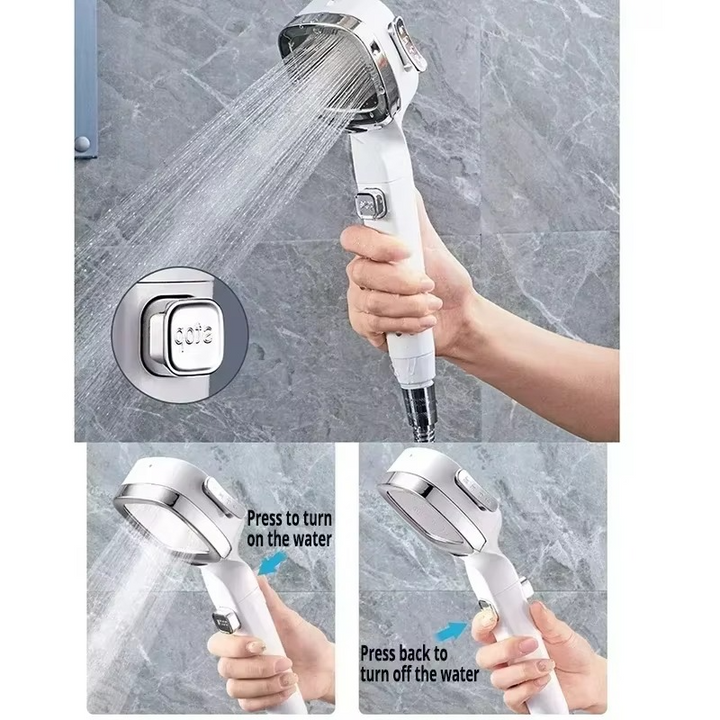Ducha de alta presión para un bienestar diario. Transforma tu baño en un spa personal y revitalizante.