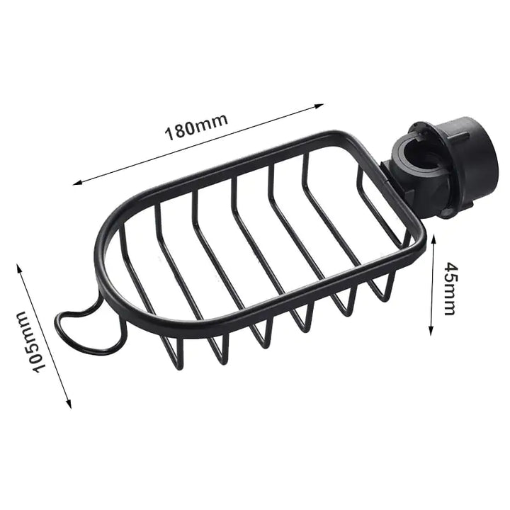 Organizador de ducha AquaGrip, acero inoxidable anti-óxido. Maximiza el espacio y mantiene tus accesorios de baño ordenados.