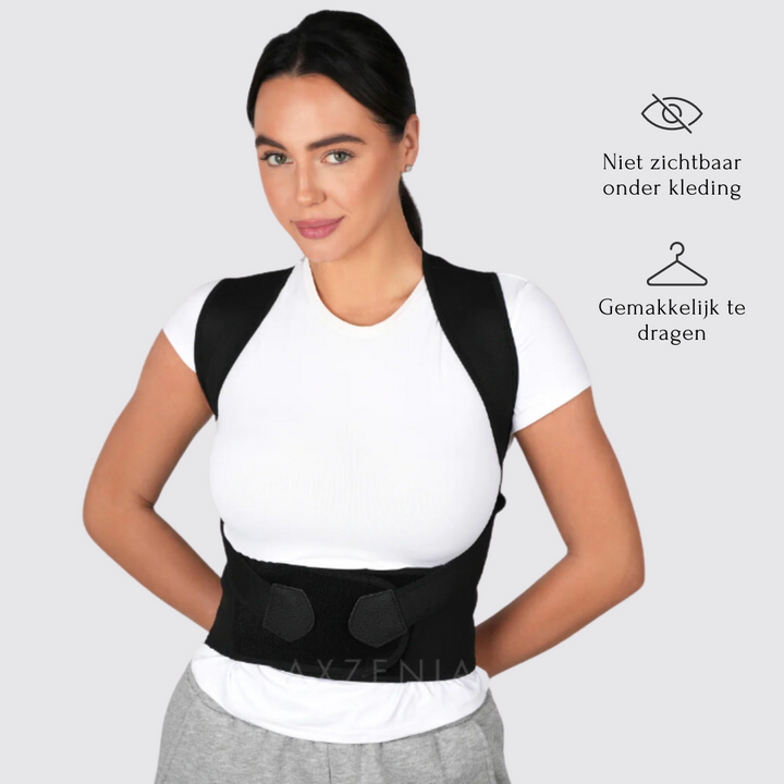Corrector de postura unisex para la espalda y hombros, diseñado para el fitness y la salud general.