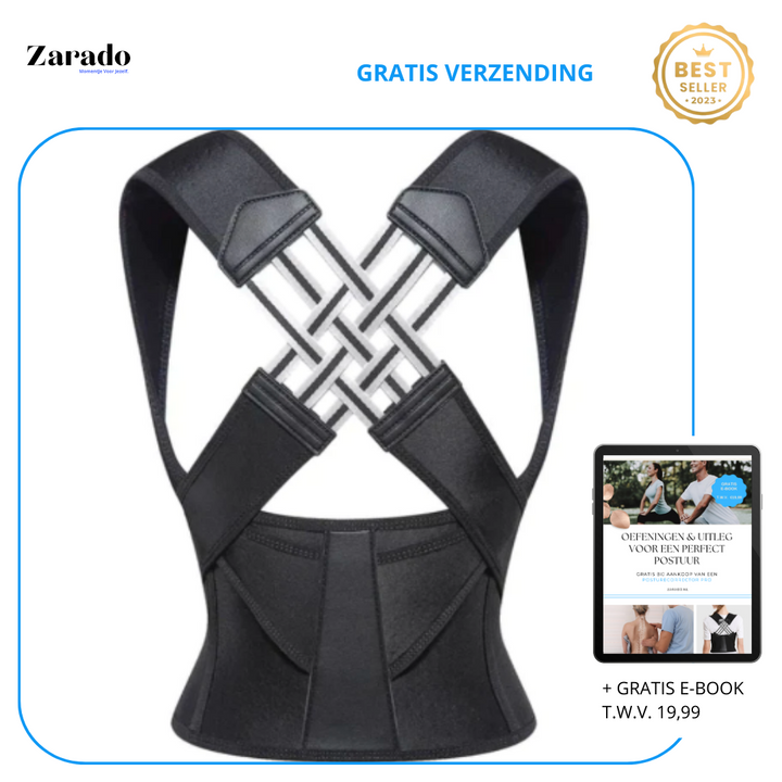 Mejora tu bienestar con este corrector postural unisex. Ideal para soporte de espalda, hombros y cuello.
